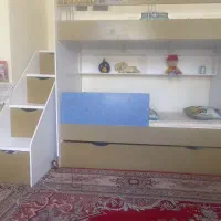 تخت دو طبقه سالم وتمیز|تخت و سرویس خواب|شیراز, تندگویان|دیوار
