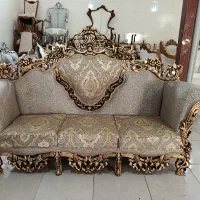 مبل سلطنتی 9نفره مدل پنجه شیری با جلو مبلی