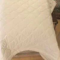 لحاف تک نفره چرخکاری شده از پشم