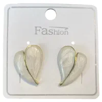 گوشواره مینا کاری طرح قلب