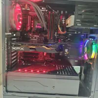 کیس گیمینگ z170 + 7700k + rx580 8G دارای ضمانت|رایانه رومیزی|تهران, شیخ هادی|دیوار