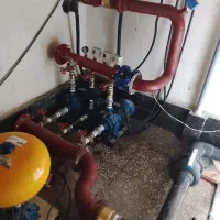 لوله کشی اطفا حریق و پمپ خانه مرکزی