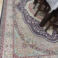 دو عدد فرش نه متری ابریشم مصنوعی