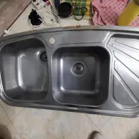 سینک دو قلو در حد نو