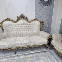 مبل سلطنتی ۷نفره و۳تامیزعسلی
