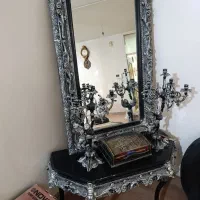 بخاری،ویترین،ساعت، زیر تلویزیون، ناهار خوری ۴ نفره|میز و صندلی غذاخوری|اصفهان, برزان|دیوار