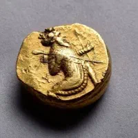 ۱عدد سکه دریک۲۴عیار هخامنشی