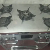 گاز پنج شعله صفحه استیل|اجاق گاز و لوازم برقی پختوپز|بروجرد, |دیوار