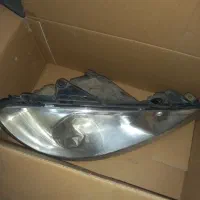 چراغ جلو 206 و قاب ضبط و دریچه هواکش