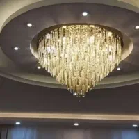 حراج لوستر کنترلی با رقص نور(کارخانه لوستر سارینا)