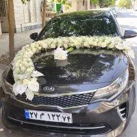 ماشین عروس و دسته گل عروس