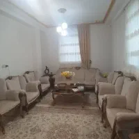 فروش مبل ۹نفر کرم طلایی با میز وسط و عسلی