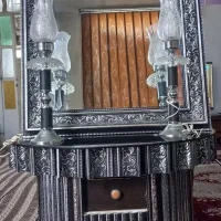 آینه چراغ|آینه|کاشان, باغ ماجد|دیوار