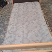 تخت یکنفره تمام ام دی اف کاملا سالم با دو کشو|تخت و سرویس خواب|تهران, تاکسیرانی|دیوار