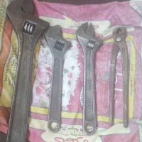 ابزار - آچار فرانسه و انبرآرماتوربندی