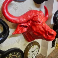 مجسمه دیوار کوب گاومیش