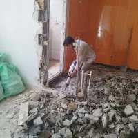تخریب دوربین گچکاری کندن کاری.بنایی کاشیکاری باربر