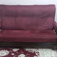 سرویس مبل هفت نفره بدون پارگی پارچه و شکستگی|مبلمان خانگی و میز عسلی|پاکدشت, پاکدشت (مامازند)|دیوار