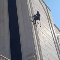 کار درارتفاع باطناب بدون داربست|خدمات پیشه و مهارت|ایوان, |دیوار