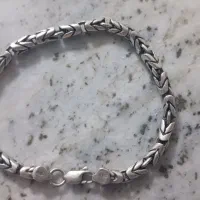 دسبند نقره ایتالیا 36گرمی