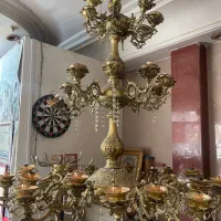 لوستر برنج الیاژ قدیم عتیقه