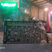 درب ویلا درب باغی زیبا پیلوت زیرپله شیک