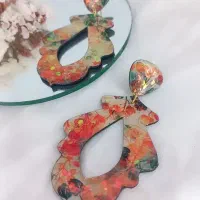 گوشواره رزینی