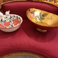 قدح میوه خوری و شکلات خوری کریستال دکوراتیو