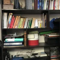 کتابخانه|کتابخانه، شلف، قفسههای دیواری|قرچک, مهدیه|دیوار