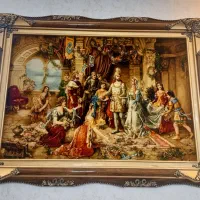 نقشه شماره بافی عروسی شاهزاده با نخ مرینوس