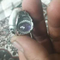 انگشتر نقره امیتیس بنفش شفاف|بدلیجات|میبد, |دیوار