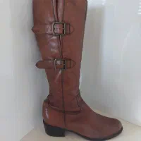 چکمه تمام چرم زنانه