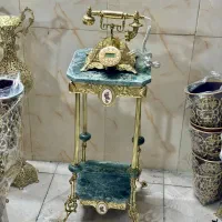 برنز میز تلفن رومیزی ایستاده برنج برنزی برنجی|میز تلفن|تهران, جوادیه|دیوار
