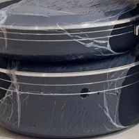 قابلمه و تابه بزرگ سایز ۵۲ داخل گرانیت نو