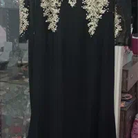 لباس مجلسی کار شده مشکی