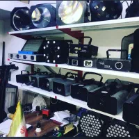 باند چرمن رقص نور لیزر فلشر بخار بلک لایت