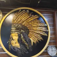 تابلو سرخ پوست ورق کاری