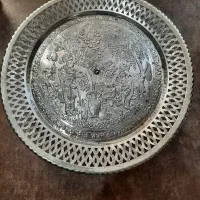 میوه خوری مسی قدیمی  قلم زنی استاد تقی پشوتن|ظروف سرو و پذیرایی|تهران, یافت آباد شمالی|دیوار
