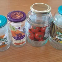 شیشه خیار شوروی  و رب گوجه فرنگی