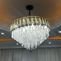 لوستر سه حالته ال ای دی در حد نو|لوستر و چراغ آویز|تهران, بهداشت|دیوار