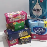 دستمال کاغذی جعبه و رولی