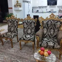 مبلمان سلطنتی ودوعدد شاه نشین|مبلمان خانگی و میز عسلی|کرمانشاه, |دیوار