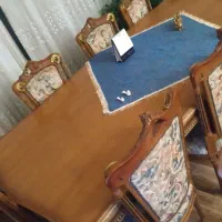 میز چوب گردو 8 نفره|میز و صندلی غذاخوری|شیراز, وصال|دیوار