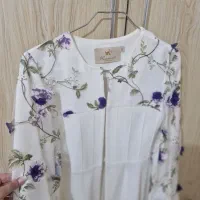 مانتو مجلسی گلدوزی و سوزن دوزی و بلیز شومیز پیرهن