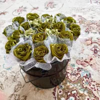 باکس گل هدیه روز دختر کادو|گل مصنوعی|بروجرد, |دیوار