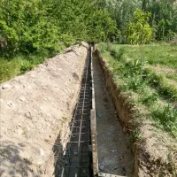 آرماتوربندی و‌ اجرای فونداسیون و‌ تخریب