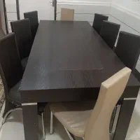 میز نهارخوری هشت نفره