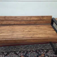 دوعدد تخت چوبی زیبا