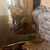 میز ناهار خوری ۶ نفره چوب گردو