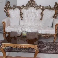 مبل ۷ نفره سلطنتی|مبلمان خانگی و میز عسلی|شهریار, شهریار|دیوار